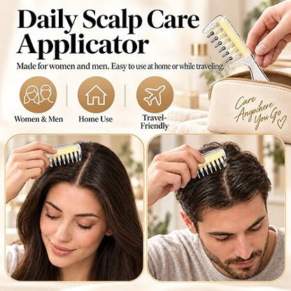 Scalp Oil Applicator Comb for Minoxidil, Hair Serum Applicator
