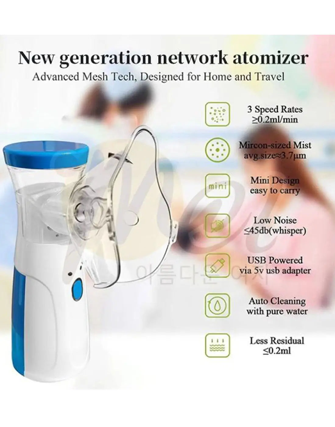 Portable Mesh Nebulizer